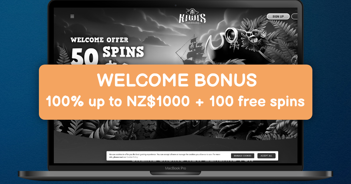 Kiwi's Treasure Casino banner